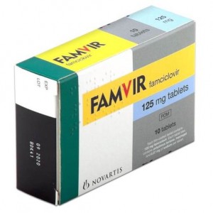 Famvir famiciclovir 125mg 10 tablets